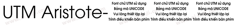 UTM Aristote字体转换